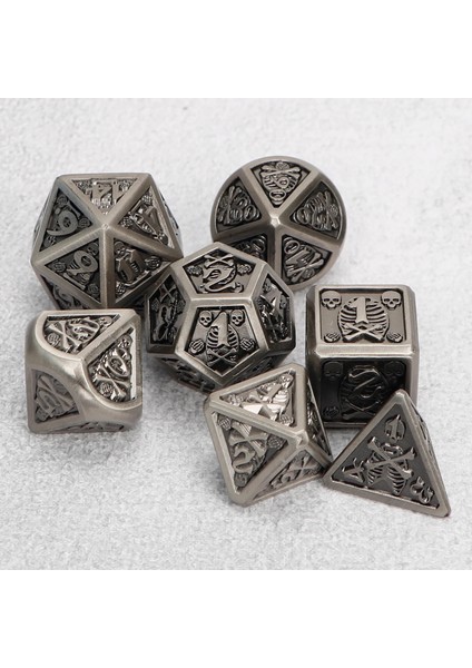 TP12 Stili Dnd Zar Seti Rpg Zar Tahtası Oyunu Zar Için Zindan ve Ejderha Zar Çokyüzlü Metal Zar Dijital Dişli D&d Zar Hediye Zar (Yurt Dışından)