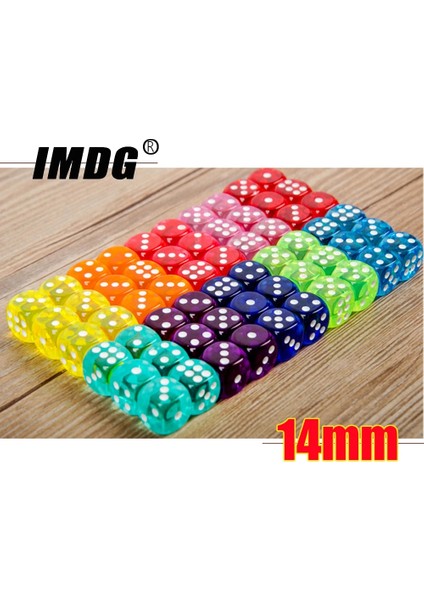 Açık Yeşil Tarzı Ack Renkler Akrilik Zar Ransparent Yuvarlak Köşe Yüksek Li Butik Oyun Zar (Yurt Dışından) fiyatları