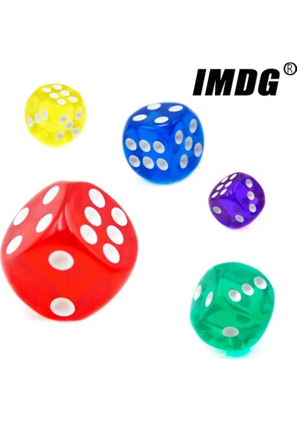 Açık Yeşil Tarzı Ack Renkler Akrilik Zar Ransparent Yuvarlak Köşe Yüksek Li Butik Oyun Zar (Yurt Dışından) indirimleri