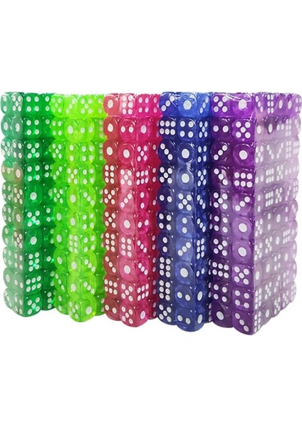Rastgele 20 Adet Tarzı Lot Zar Seti Clubpartyaile Oyunları Için 10 Renk Akrilik Şeffaf Zar 12MM (Yurt Dışından) fırsatları