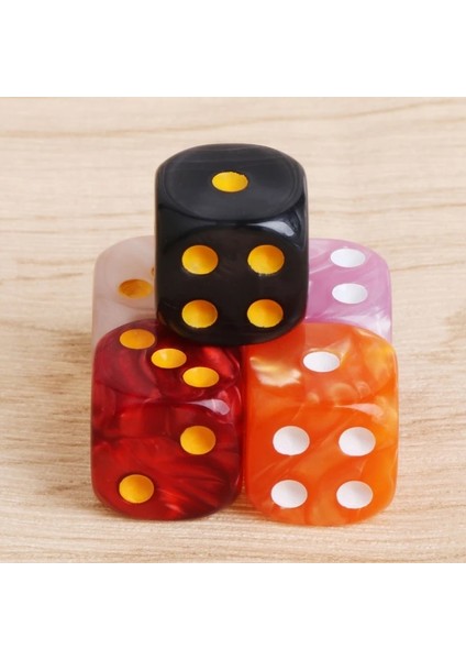 Kırmızı Stil Et Masa Oyunu Parti Bar Için Akrilik Çokyüzlü Dijital Zar (Yurt Dışından) modelleri