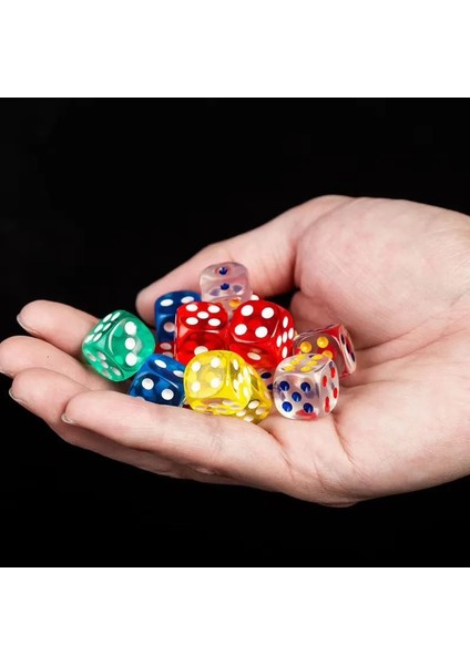Açık Yeşil Stil Clubpartyaile Kurulu Gameolors Için 10 Adetlot Yüksek Li Şeffaf Akrilik D6 Nokta Zar (Yurt Dışından) indirimleri