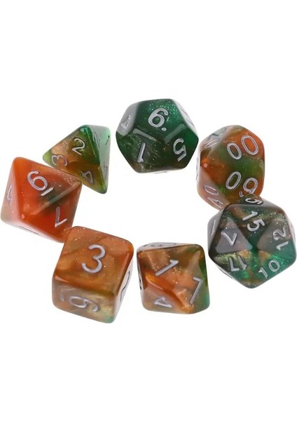 5AC502052-1 Stili X5QF D6 Çokyüzlü Zar Kare Kenarlı Numaralı Zar Boncuk Masa Tahtası Bar Kulübü Partisi Için Rol Oynama Oyunu (Yurt Dışından)