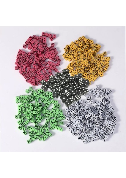 Siyah Stil Lot Blacksarıbeyazyeşilkırmızı Kare Nokta Zar Bulmaca Oyunu Childreded Zar Göndermek Dıy Oyun Aksesuarı 8mm (Yurt Dışından) fiyatları