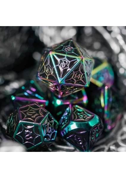 Gümüş Pembe Mavi Tarzı Cusdie Y Metal D&d Zar, Metal Dnd Zar, Çokyüzlü Metal Zar Seti, Rol Yapma Oyunu Için Mtg Pathfinder (Yurt Dışından) modelleri