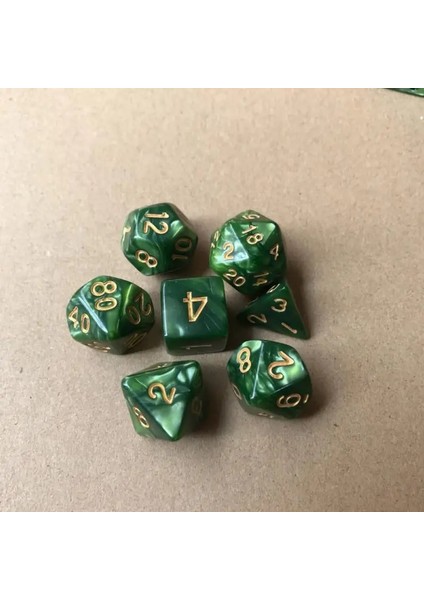 Lavanta Tarzı Et Çokyüzlü Zar Masa Oyunu Zar Oyunu Dragons Dnd Rpg Mtg D4-D20 Için Çok Renkli Oynama (Yurt Dışından)