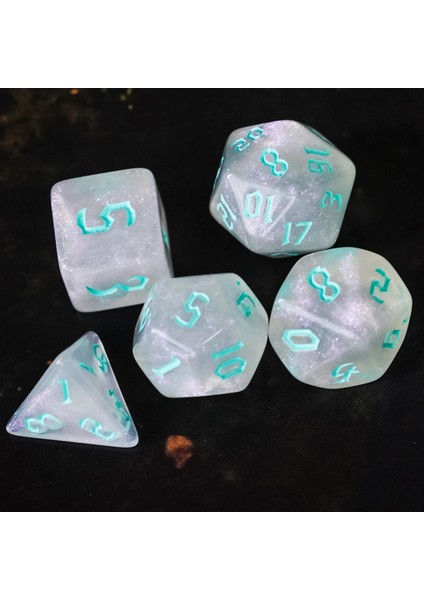 Poludie ve Camgöbeği Yazı Tipi Dnd Zar Seti D4 D6 D8 D10 D% D12 D20 Rol Oynama Için Yarı Saydam Çokyüzlü Zar Masa Oyunu Rpg D&d (Yurt Dışından) modelleri