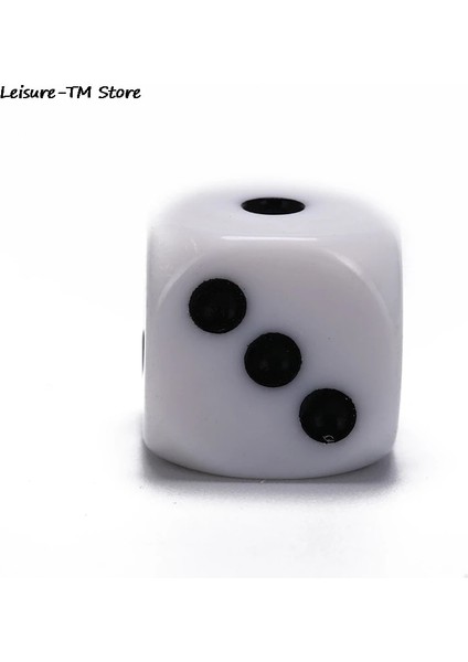 16MM 5 Adet Stil Zar Içme Akrilik Beyaz Altıyüzlü Zar Yuvarlak Köşe Kulübü Parti Masası Oyun Oynama Rpg Zar Seti (Yurt Dışından) fırsatları