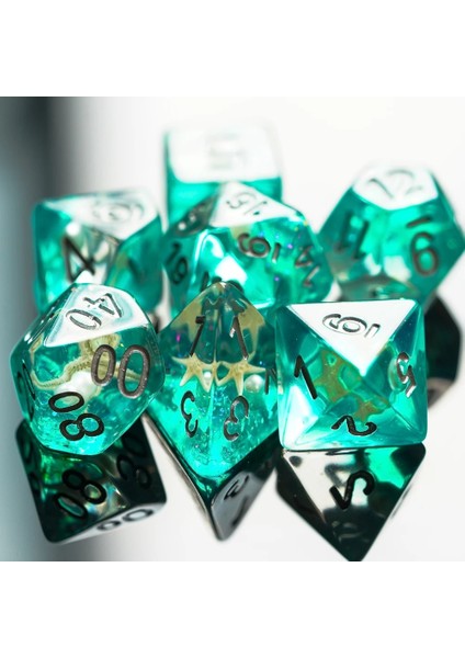 Kumlu Denizyıldızı Tarzı Et Starfish Dnd Zar D&d Zar D4 D6 D8 D10 D% D12 D20 Çokyüzlü Oyunlar Zar Seti Masa Oyunları Için Mtg Rpg (Yurt Dışından) fırsatları