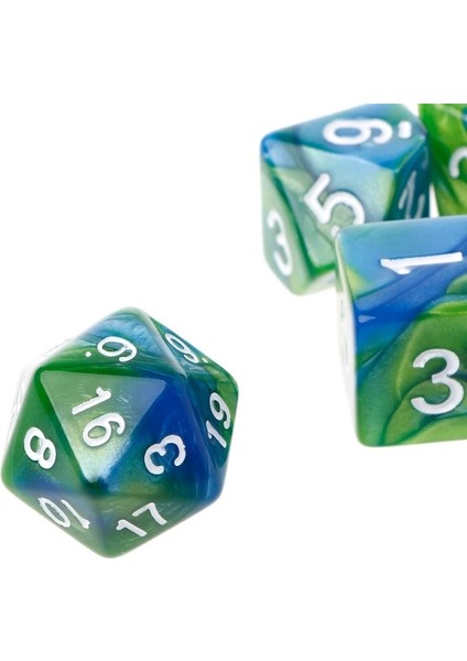 Turuncu ve Sarı Stil Et Akrilik Çokyüzlü Şeffaf Taraflı Zar Trpg Masa Oyunu D4-D20 Dungeons & Dragon D&d Rpg Poly Table Board Game (Yurt Dışından)