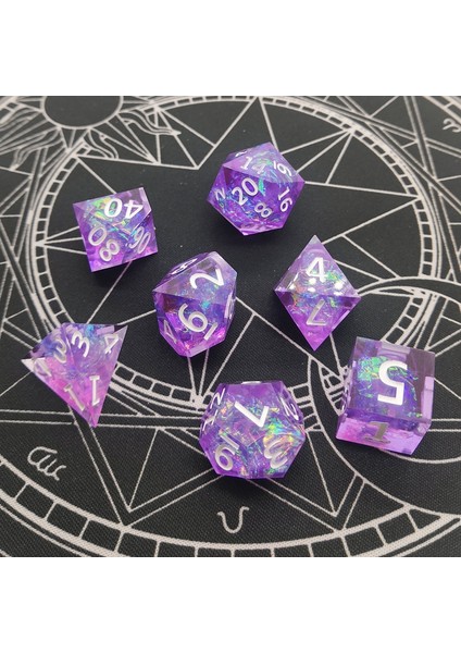 Yeşil Stil 7 Parça Reçine ve Zar Rol Yapma Zar Rpg Oyunlar ve Pathfinder Reçine Zar Seti (Yurt Dışından) indirimleri
