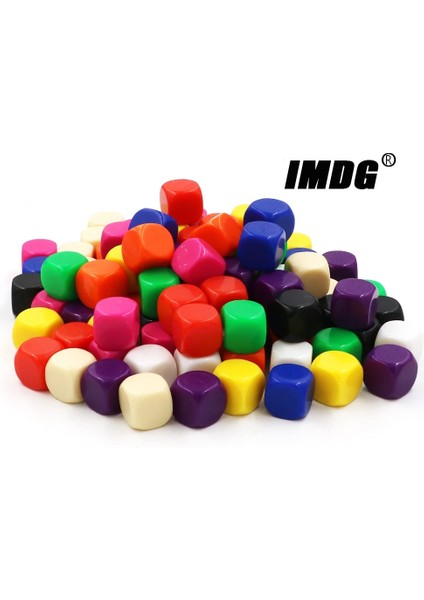 Tüm Renk Stilini Karıştırın Ack Boş Zar Yeni Renkli Akrilik Her Bir Sahne Oyun Aksesuarları Matematiksel Araçlar Yuvarlak Köşe (Yurt Dışından) indirimleri