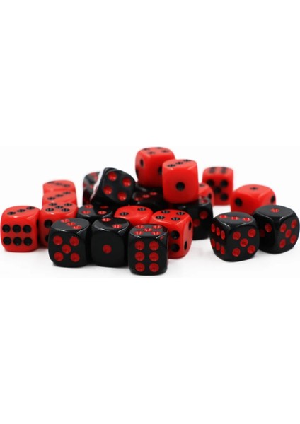 S0008-B4 Stili Redblack Zar Seti Akrilik Dicedes Içme Zar Kumar Komik Bar Pub Masa Oyunları Zar Kadife Çanta Hediyeler ile (Yurt Dışından)