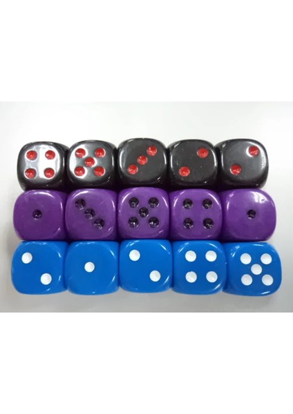 Pembe Stil Lot Zar Seti 10 Renk Clubpartyaile Oyunları Için Yüksek Li Katı Akrilik Zar (Yurt Dışından) fırsatları