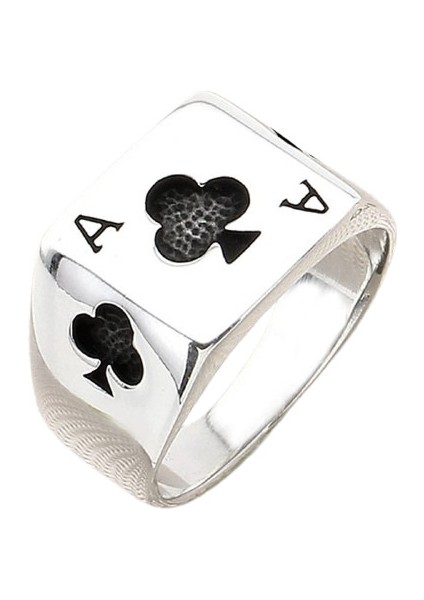 Erkek Yüzük Gümüş 925 Sinekli