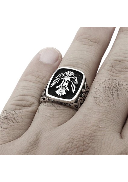 Erkek Yüzük Gümüş 925 Kartal fiyatları