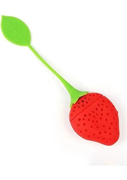 Çilek Gevşek Çay Demlik Silikon Çay Topu Yaprak Çay Süzgeç Demleme Cihazı Için Bitkisel Baharat Difüzör Filtre Mutfak Gereçleri (Yurt Dışından) fırsatları