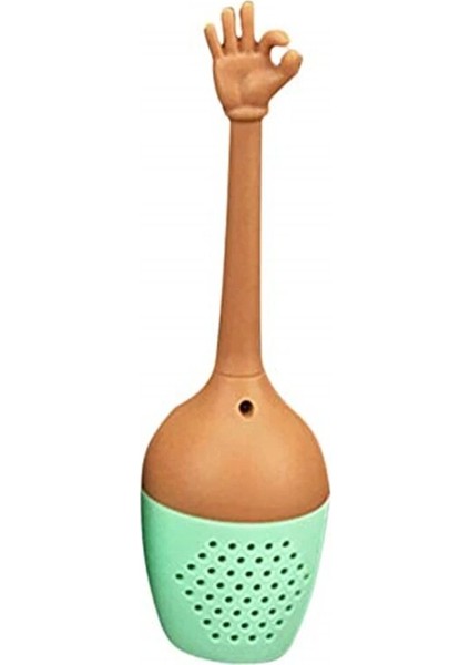 5 Adet Tarzı Sevimli El Hareketleri Gevşek Yaprak Çay Demlik Uzun Saplı Seyahat Için Silikon Çay Süzgeç Kupa Şişe Ev Partisi Çay Araçları (Yurt Dışından) indirimleri