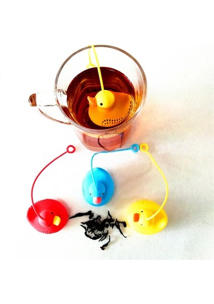 Kırmızı Stil Ördek Şekli Çay Demlik Silikon Çay Süzgeçleri Mutfak Aksesuarları Gevşek Yaprak Difüzör Ute Karikatür Gıda Sınıfı Yeniden Kullanılabilir (Yurt Dışından) fiyatları