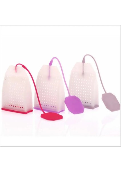 No.3 Tarzı 1 Adet Sıcak Satış Çanta Tarzı Silikon Çay Süzgeç Bitkisel Baharat Demlik Filtre Difüzör Mutfak Kahve Çay Araçları (Yurt Dışından) fırsatları