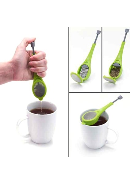 Rastgele Renk Stili Yeniden Kullanılabilir Çay Süzgeci Sağlıklı Gıda Sınıfı Lezzet Toplam Çay Demlik Gadget Girdap Dik Karıştırma Pres Plastik Çay Kahve Süzgeç (Yurt Dışından) fiyatları