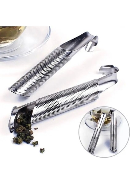 Sarı Stil Çay Süzgeci Inanılmaz Paslanmaz Çelik Çay Demlik Boru Tasarımı Dokunmatik Iyi Hissedin Tutucu Aracı Çay Kaşığı Demlik Filtresi (Yurt Dışından) indirimleri