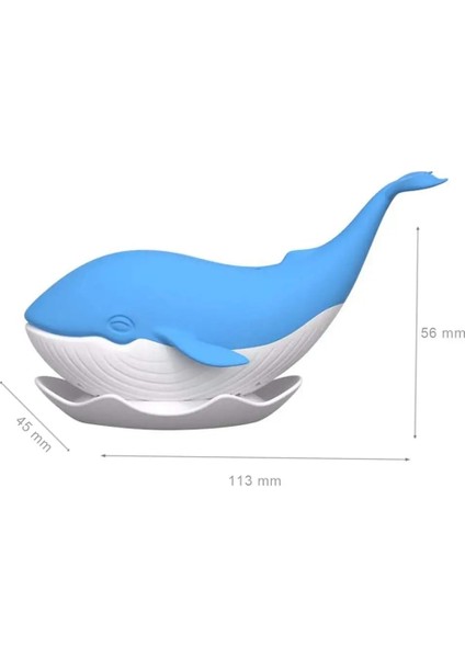 Licone Balina Şekli Çay Poşeti Çay Filtresi Çay Demlik Sevimli Çay Süzgeç Çay Kahve Baharat Için Filtre Difüzör (Yurt Dışından)