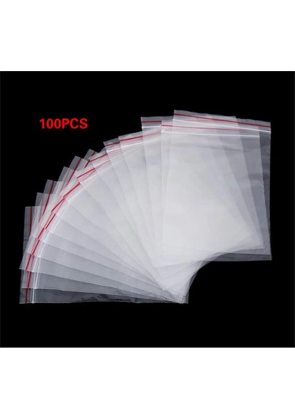 100 Adet Tarzı 6CMX8CM Ack Kalınlık Küçük Plastik Torbalar Yeniden Kapatılabilir Şeffaf Çanta Ayakkabı Çantası Vakum Saklama Çantası Poli Şeffaf Çantalar Mylar Çantası (Yurt Dışından)