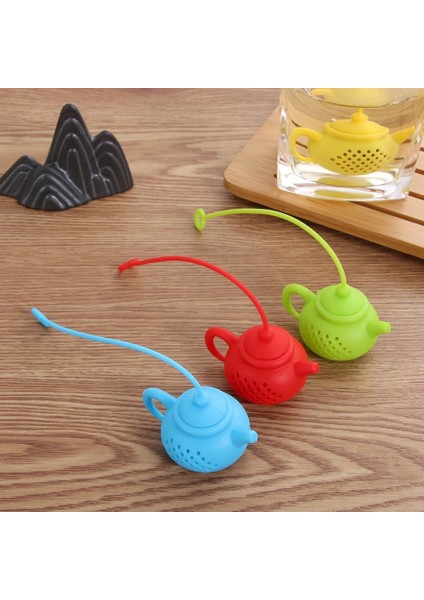 Turuncu1 Tarzı Renkli Çaydanlık Şeklinde Çay Demlik Dayanıklı Çay Süzgeci Silikon Çay Poşeti Yaprak Filtre Difüzör Mutfak Gadget Teaware Ev Tedarik (Yurt Dışından) indirimleri