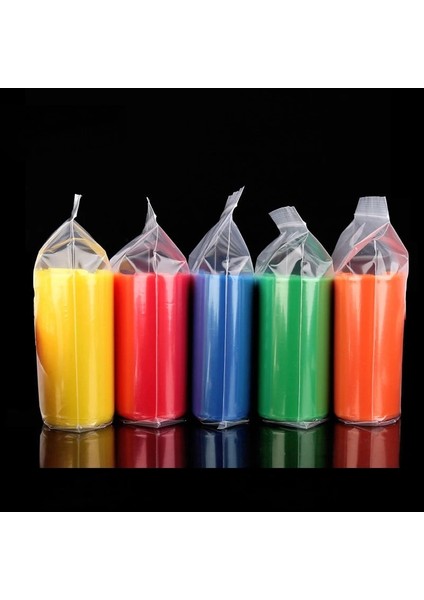 Kırmızı Stil 7X10CM Mini Kalın Plastik Zip Çanta Beş Renk Kırmızı Sarı Mavi Yeşil Turuncu Fermuarlı Mühürlü Çanta Mücevher Toz Depolama Paketi Kılıfı (Yurt Dışından) indirimleri
