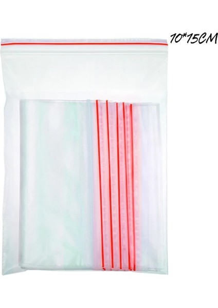 No.7 Tarzı Lot Şeffaf Sızdırmazlık Torbaları Plastik Kendinden Presli Ambalaj Torbaları Yeniden Kapanabilir Zip Kilidi Yiyecek Çeşitli Eşyalar Şeffaf Mühürlü Çantalar (Yurt Dışından)