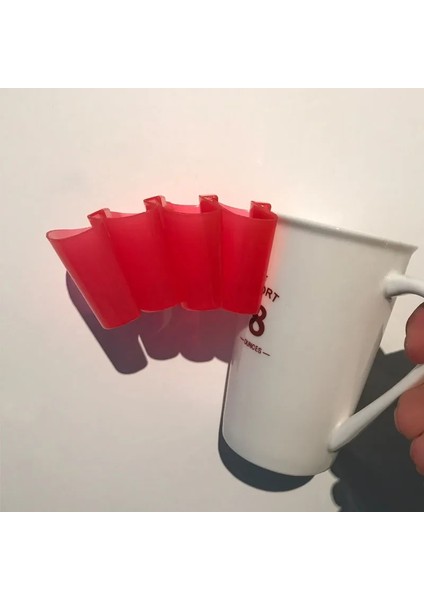 Kırmızı Stil Çok Işlevli Bisküvi Rafı Taşınabilir Çay Poşeti Tutucu Klip Şişe Gadget Kurabiye Tutucu Içme Bardağı Için Hizmet Depolama (Yurt Dışından)