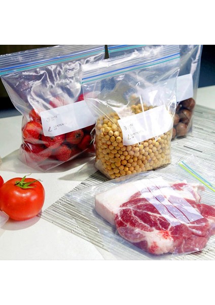 L Tarzı Gıda Saklama Çantası Yeniden Kullanılabilir Dondurucu Çanta Sızdırmaz Kilitli Torbalar Mutfak Organizatör Paketi Sebze Meyve Için Taze Tutma Çantası (Yurt Dışından) fırsatları