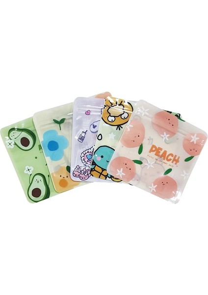 Tavşan Stili 14X14CM Sevimli Karikatür Desen Yeniden Kullanılabilir Kilitli Plastik Ambalaj Torbaları Yiyecek Çay Şekeri Aperatif Torbalar (Yurt Dışından) indirimleri