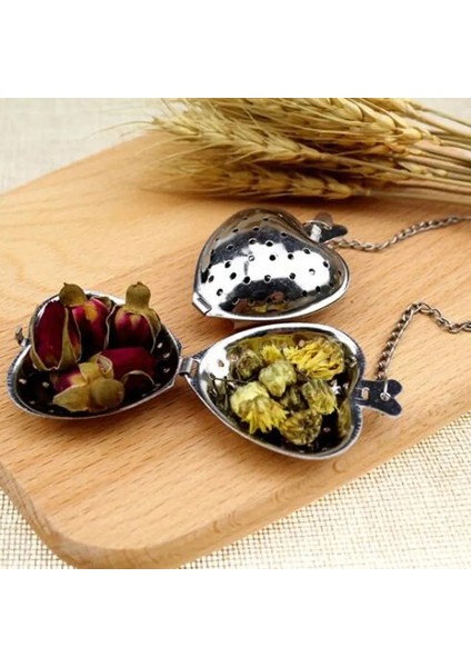 Paslanmaz Çelik Kalp Çay Süzgeci Demlik Filtresi Herb Dik Çay Aleti Lotu (Yurt Dışından) fiyatları