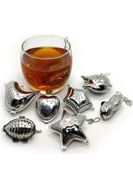 No.5 Tarzı 1 Bilgisayar Paslanmaz Çelik Yeniden Kullanılabilir Çay Demlik Örgü Çay Süzgeç Metal Çay Poşeti Filtre Gevşek Yaprak Yeşil Çay Konteyner Kupa Demlik Teawar (Yurt Dışından) modelleri