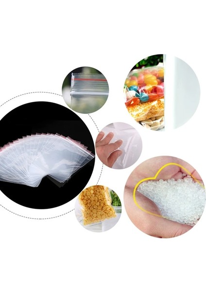 No.5 Tarzı Lot Şeffaf Sızdırmazlık Torbaları Plastik Kendinden Presli Ambalaj Torbaları Yeniden Kapanabilir Zip Kilidi Yiyecek Çeşitli Eşyalar Şeffaf Mühürlü Çantalar (Yurt Dışından) indirimleri