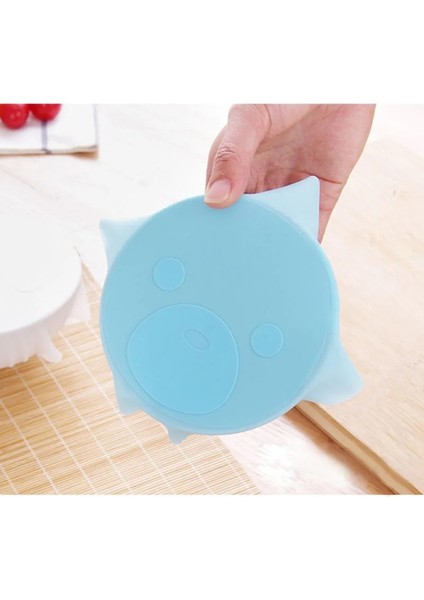 Mavi Stil Guanyao Yeniden Kullanılabilir Sarılmak Film Sevimli Mutfak Taze Kase Kapağı Sihirli Bulaşık Kapağı Mikrodalga Kapağı Kuvars Silikon Alimentaire 1 Adet (Yurt Dışından) fırsatları