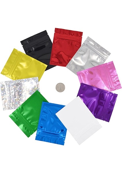 Mor Tarzı 8,5X13 cm Olorful Üstten Besleme Folyo Kilitli Torbalar Yiyecek Torbası, Mylar Alüminyum Folyo Torbaları, Çay Torbaları, Yiyecek Saklama Torbası (Yurt Dışından) fırsatları