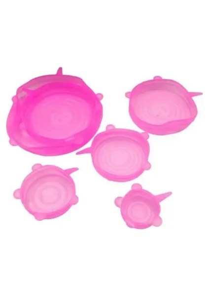 Pembe Tarzı Et Mutfak Alet Setleri Silikon Kapaklar Dayanıklı Yeniden Kullanılabilir Gıda Tasarrufu Kapağı Her Boyuta Uyar Şekiller Mutfak Aksesuarları (Yurt Dışından)