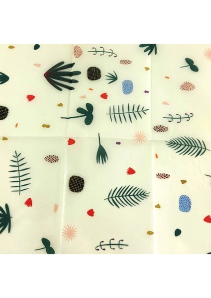 1257-Q Stili 1 Adet M 25X27.5CM Balmumu Gıda Sargısı Yeniden Kullanılabilir Çevre Dostu Gıda Örtüsü Sürdürülebilir Mühür Ağacı Reçine Bitki Yağları Depolama Aperatif Sargıları (Yurt Dışından)