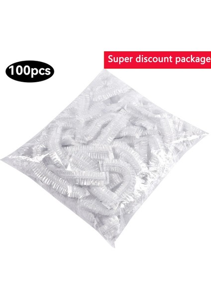 100 Adet Tarzı Tek Kullanımlık Gıda Kapağı Plastik Sarma Plastik Gıda Kapakları Meyve Kaseleri Bardak Kapakları Depolama Mutfak Taze Tutma Koruyucu Çanta (Yurt Dışından)