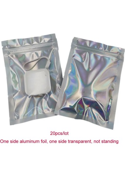 Lazer Tarzı 7.5X10CM Isı Yalıtımlı Alüminyum Folyo Kilitli Çantalar Düz Kilitli Kilitli Paket Çanta Perakende Plastik Folyo Zip Çantalar Yeniden Kapatılabilir 6 Boyut 10 Renk (Yurt Dışından)