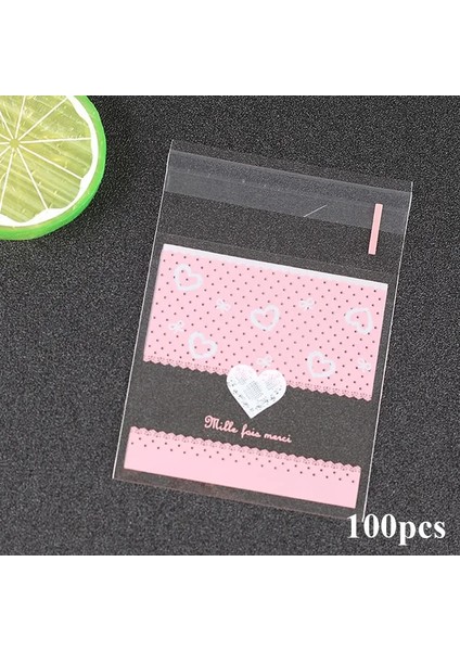 Açık Pembe Tarzı Kalp Temizle Şeker Torbası Şeffaf Plastik Torba Çerez Opp Torba Düğün Doğum Günü Partisi Için Deco Dıy Hediye Paketleme Kılıfı (Yurt Dışından)