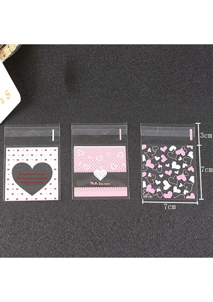 Açık Pembe Tarzı Kalp Temizle Şeker Torbası Şeffaf Plastik Torba Çerez Opp Torba Düğün Doğum Günü Partisi Için Deco Dıy Hediye Paketleme Kılıfı (Yurt Dışından)