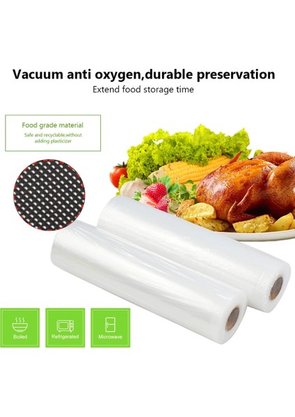 12 ve 15CM Tarzı Vakum Torbası Depolama Ruloları Gıda Kabı Sealecm * 500CM Mutfak Mühürleyen Paketleme Için Taze Tutma Çantası Packer (Yurt Dışından) fırsatları