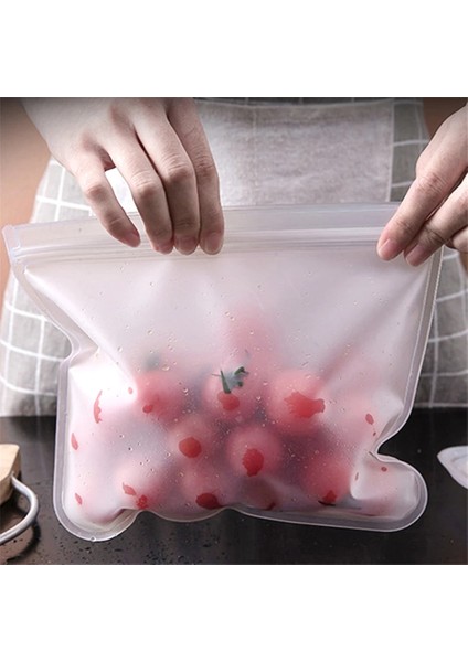 M Tarzı Kaydetme Silikon Gıda Saklama Kapları Sızdırmaz Pasta Torbası Kilitli Taze Çanta Yeniden Kullanılabilir Buzdolabı Depolama Organizatör Gıda Torbası Taze Sarma (Yurt Dışından) modelleri