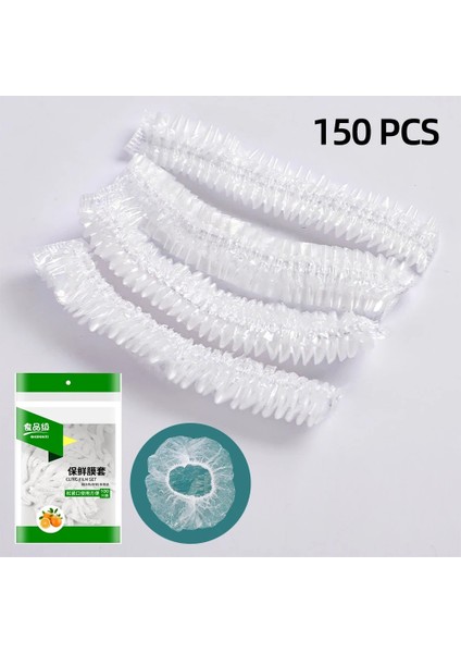 150PC Bir Stil Adet Yeniden Kullanılabilir Sarılmak Film Örtüsü Gıda Depolama Kaseler Için Çanta Kapakları Elastik Vakum Torbası Mutfak Gıda Için Taze Toz Geçirmez (Yurt Dışından)