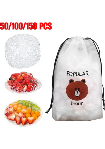 150PC Bir Stil Adet Yeniden Kullanılabilir Sarılmak Film Örtüsü Gıda Depolama Kaseler Için Çanta Kapakları Elastik Vakum Torbası Mutfak Gıda Için Taze Toz Geçirmez (Yurt Dışından) modelleri