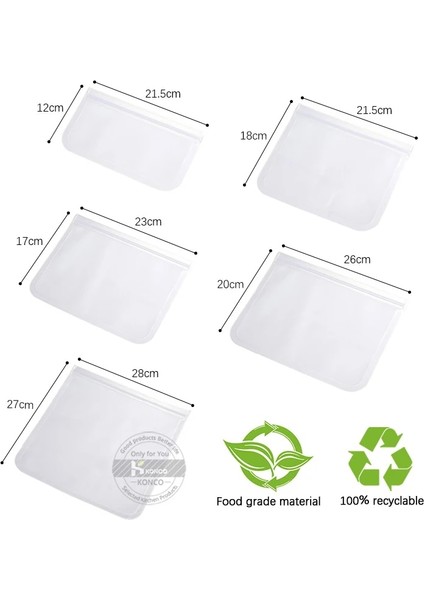 1 Adet 28X27CM Tarzı Konco Yeniden Kullanılabilir Silikon Gıda Saklama Çantası Buzdolabı Dondurucu Çanta Sızdırmaz Kilitli Çanta Mutfak Organizatör Taze Tutma Wrap (Yurt Dışından) fırsatları
